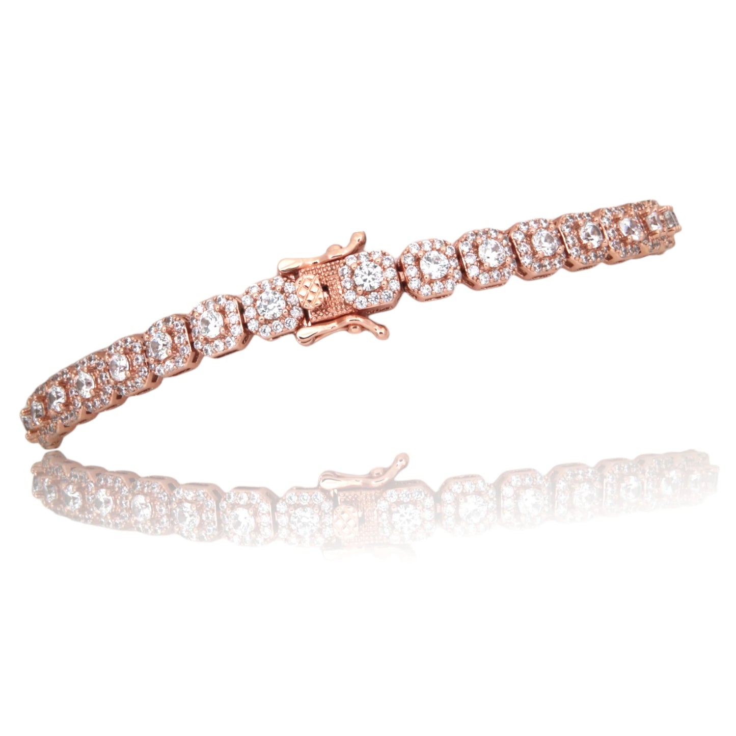 Micro Cluster Tennis Bracelet