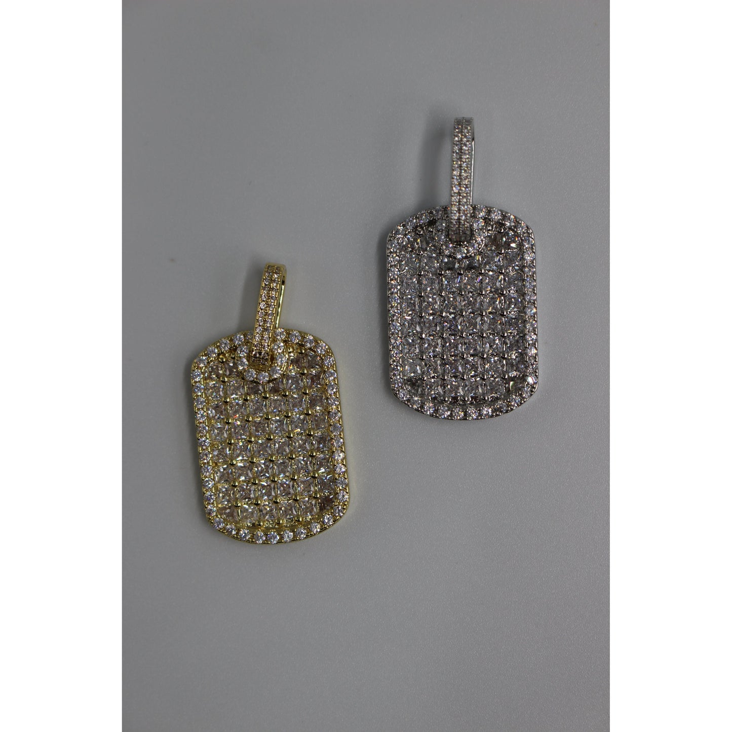 Baguette Dogtag Pendant