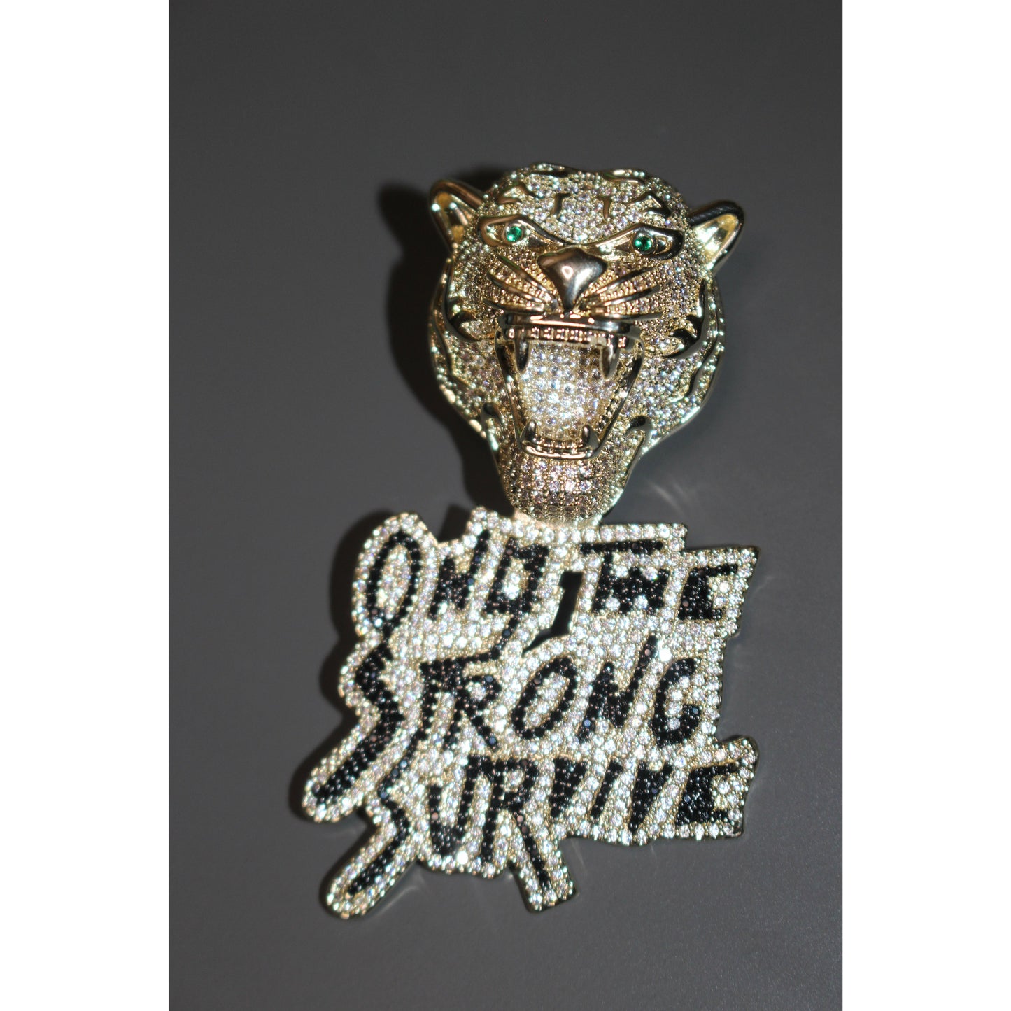 Only The Strong Survive Tiger Pendant
