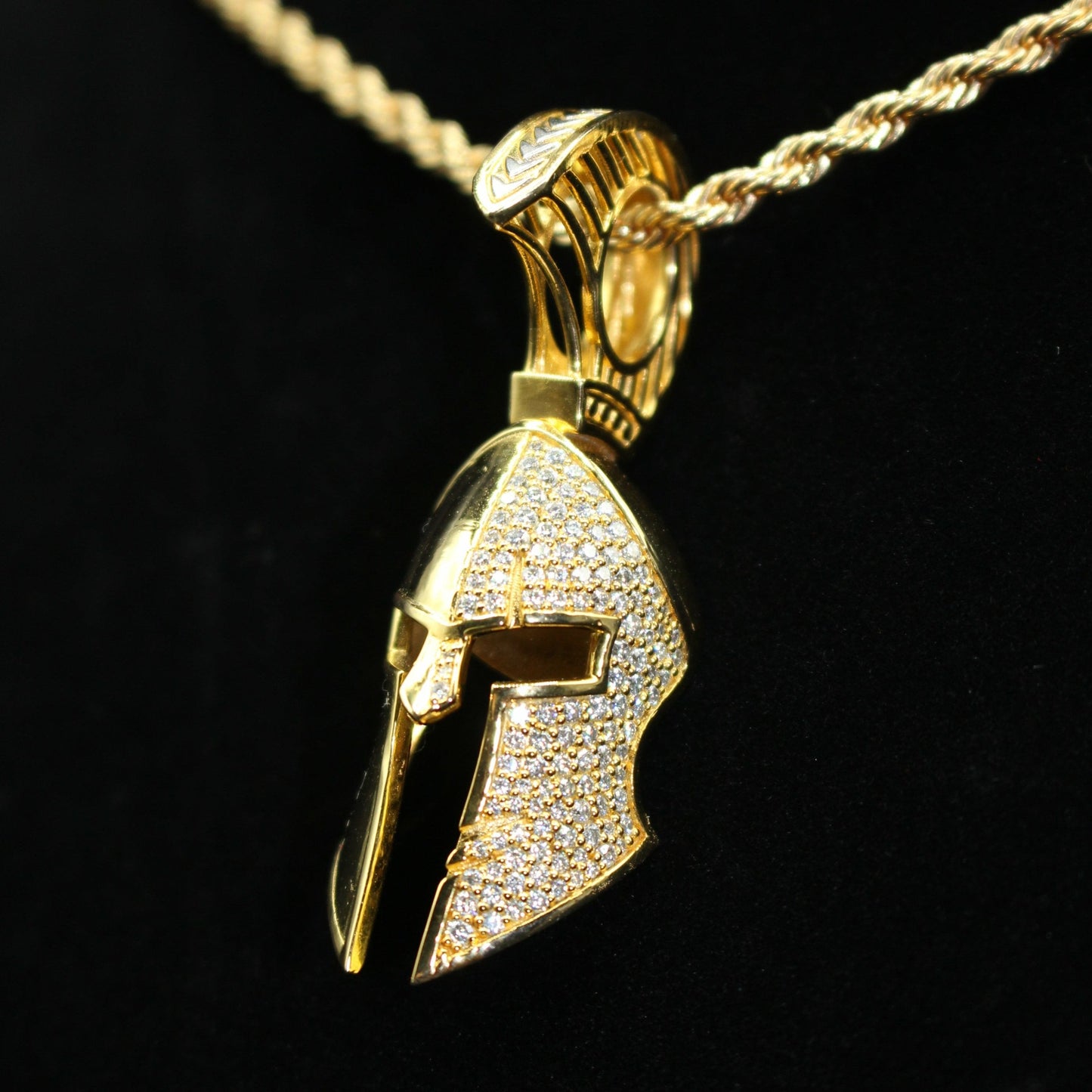 Moissanite Spartan Pendant