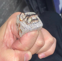 Custom Chosen 1 Moissanite Ring