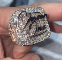 Custom Chosen 1 Moissanite Ring