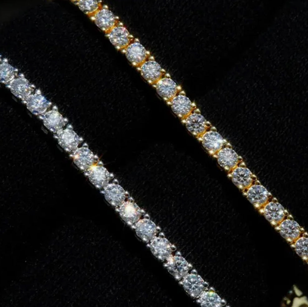 VVS Moissanite Tennis Bracelet