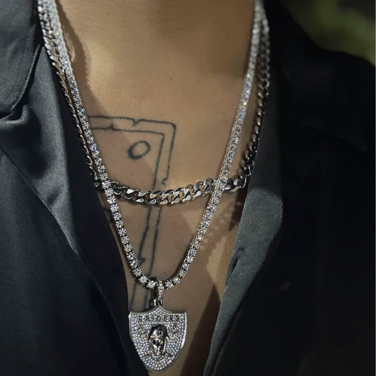 Las Vegas Raiders Micro Pendant