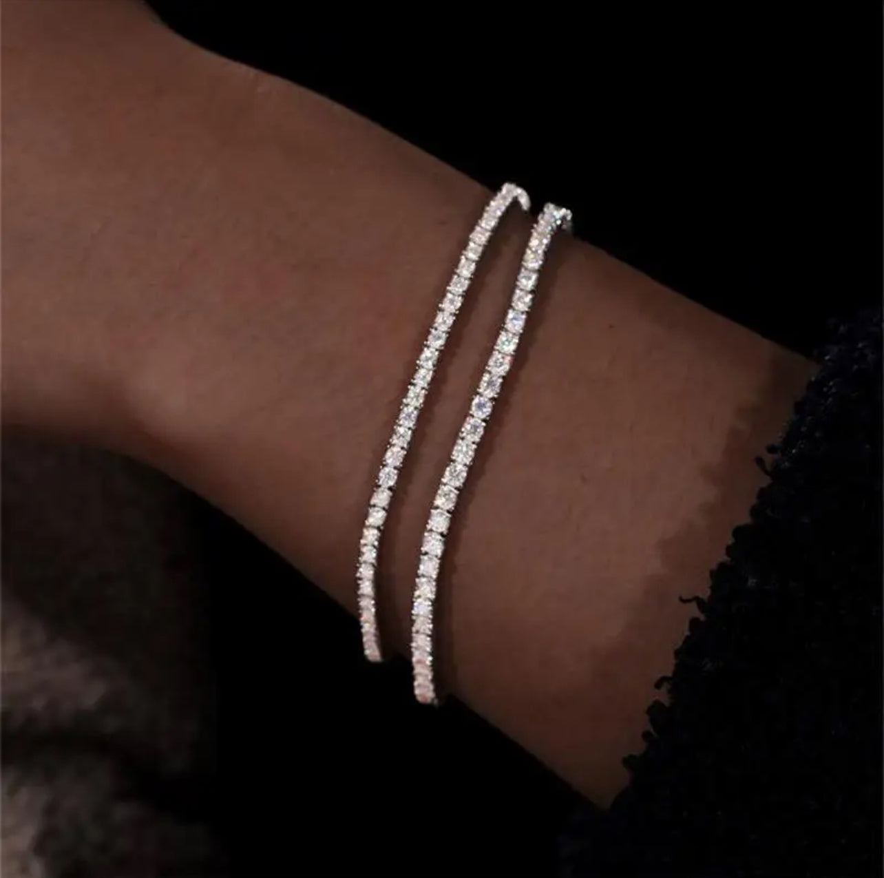 VVS Moissanite Tennis Bracelet