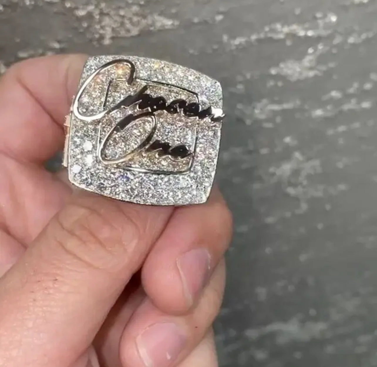 Custom Chosen 1 Moissanite Ring