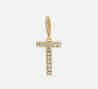 Diamond Letter Necklace & 18” Chain