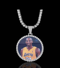 CUSTOM GOLD PICTURE PENDANT NECKLACE