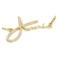 Cursive Diamond Name Necklace