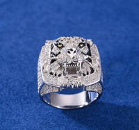 Moissanite Tiger Ring