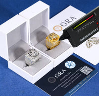 Moissanite Tiger Ring