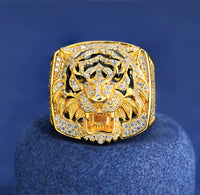 Moissanite Tiger Ring