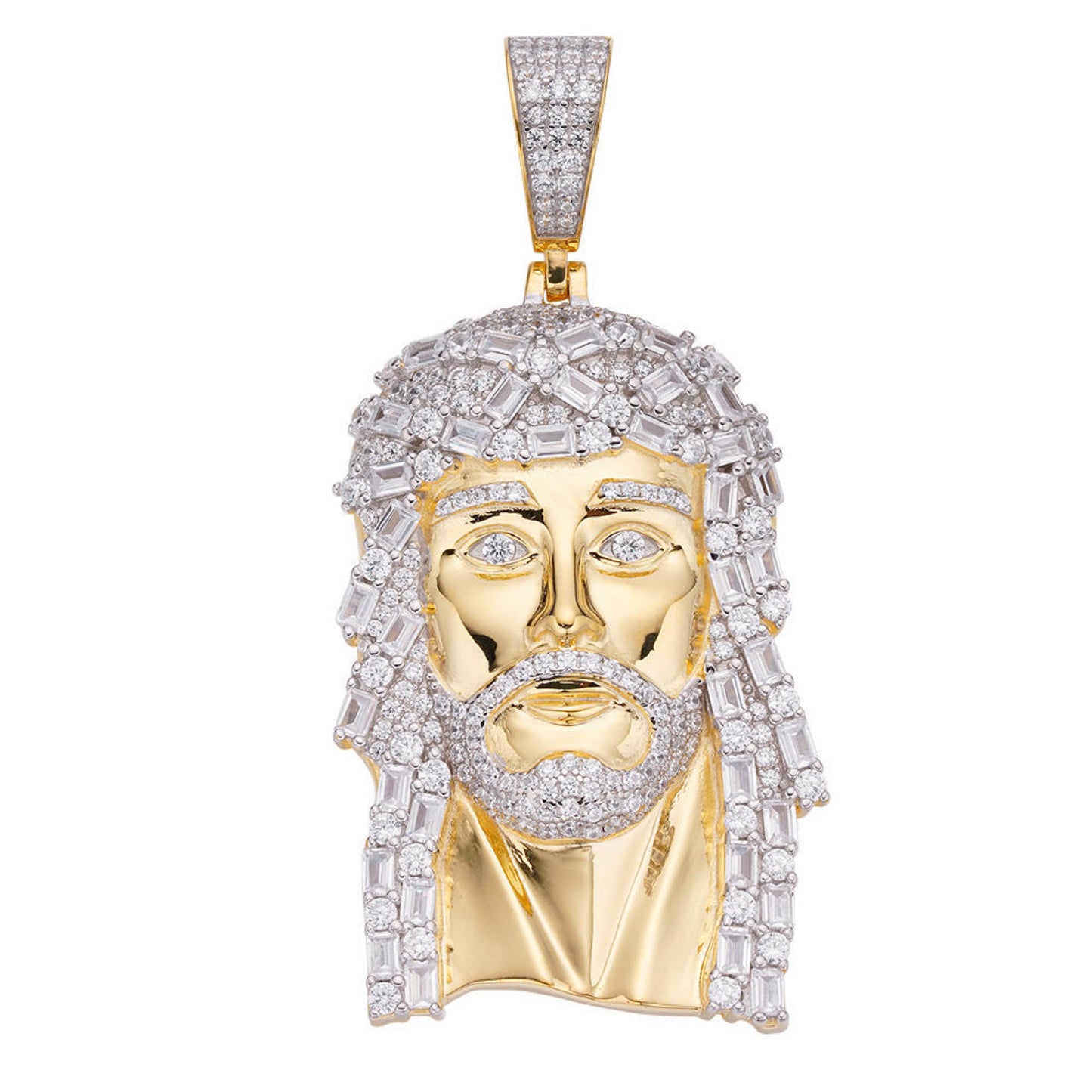 Baguette Jesus Pendant