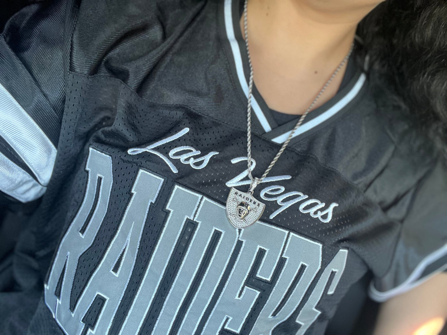 Las Vegas Raiders Micro Pendant