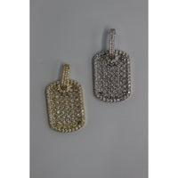 Baguette Dogtag Pendant