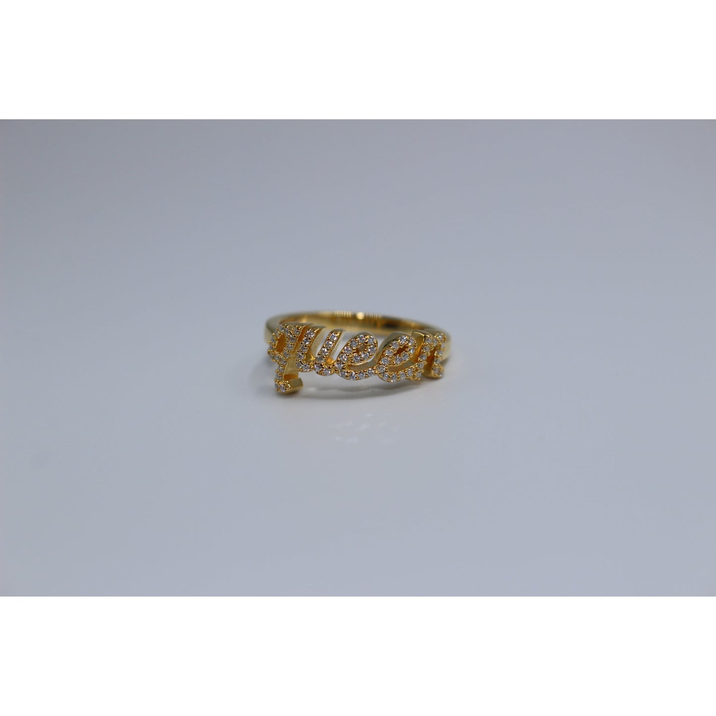 Queen Gold Moissanite Ring