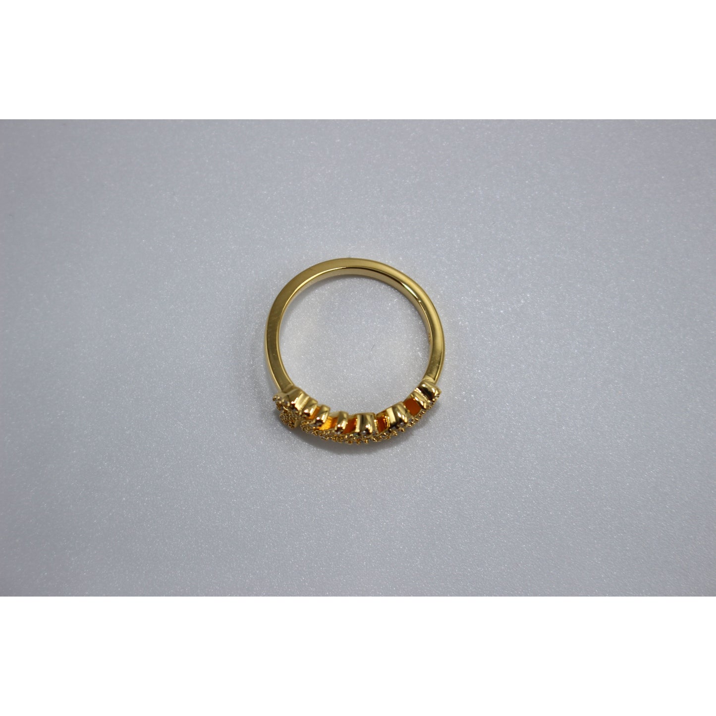 Queen Gold Moissanite Ring