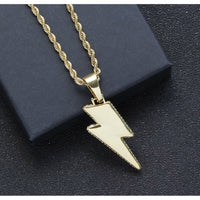 Iced Bolt Pendant