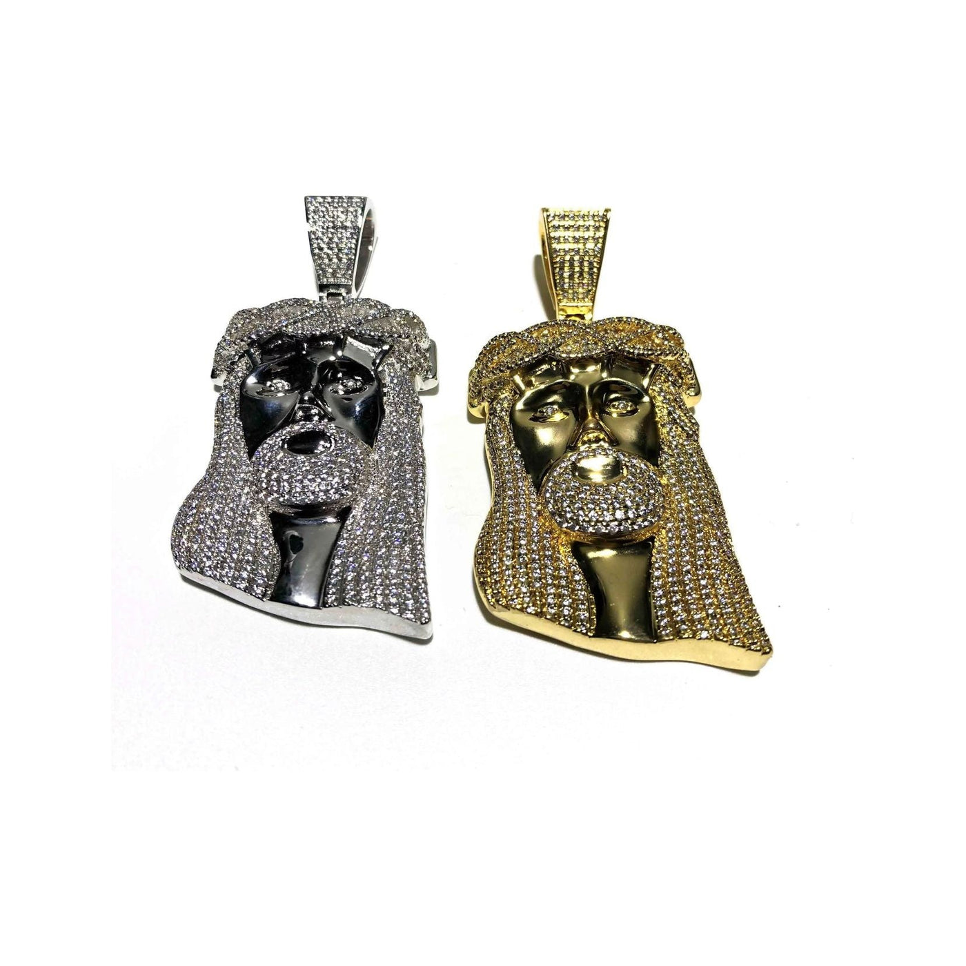 Moissanite Jesus Pendant
