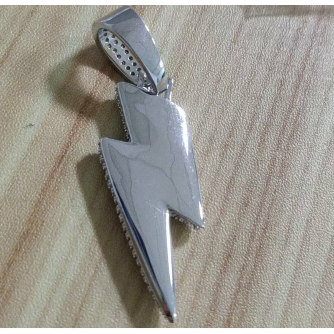 Iced Bolt Pendant