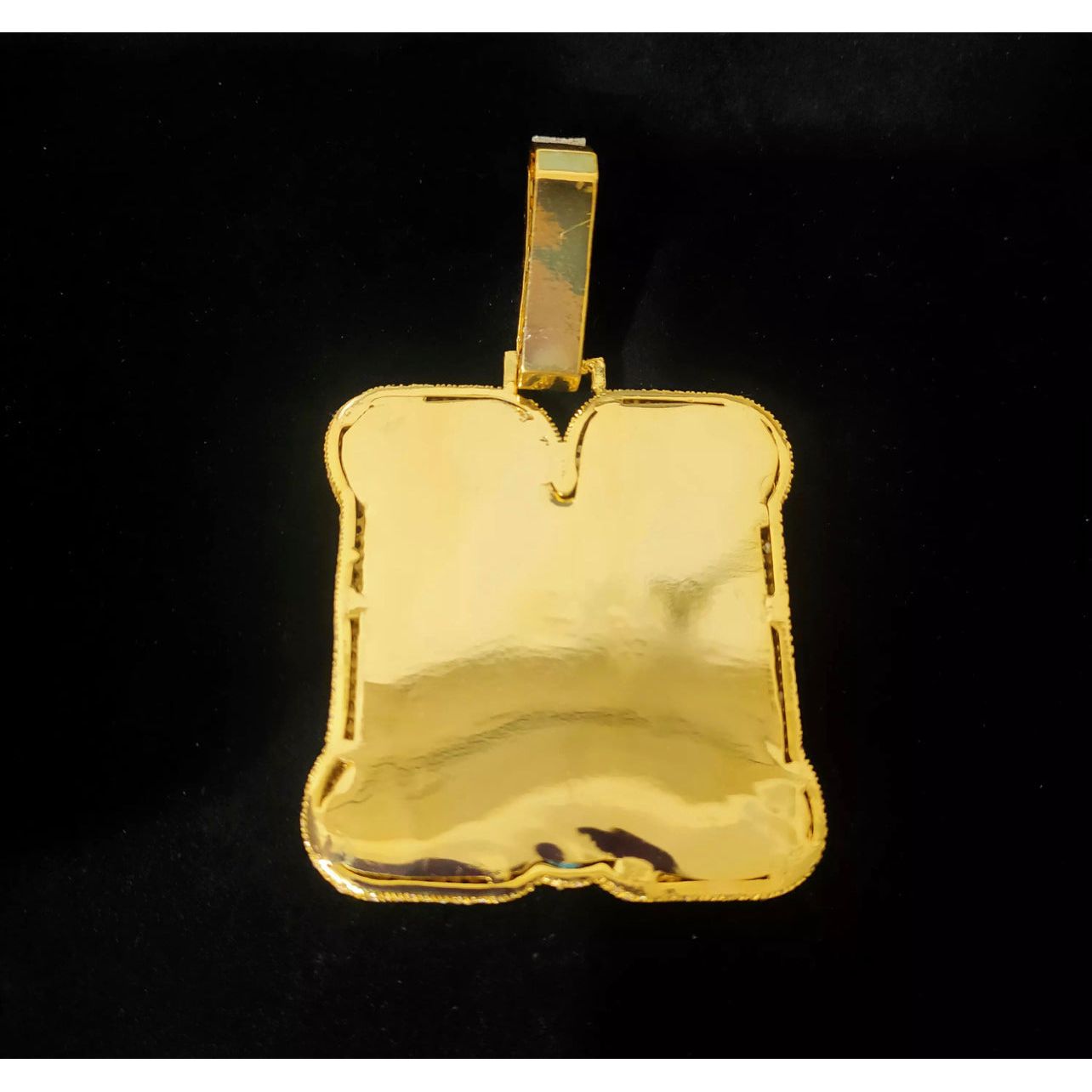 Single Letter Baguette Pendant