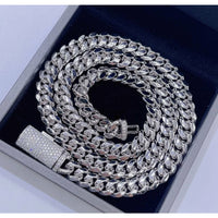 8mm Miami Cuban Link Moissanite Chain