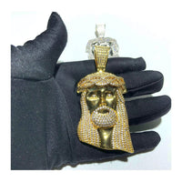 Moissanite Jesus Pendant