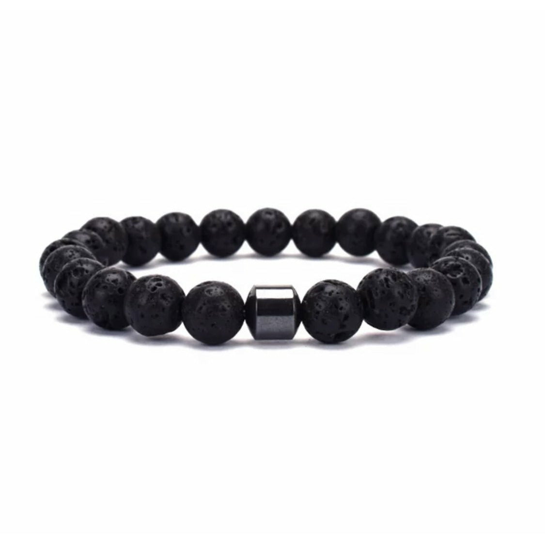 8mm Natural Stone Lava Bead Bracelets