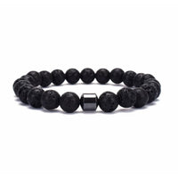 8mm Natural Stone Lava Bead Bracelets