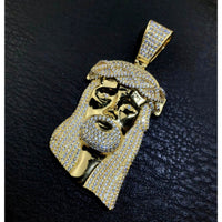 Moissanite Jesus Pendant