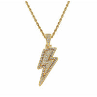 Iced Bolt Pendant