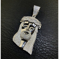 Moissanite Jesus Pendant